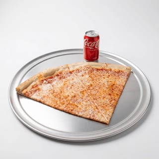 2 NY Cheese Slice & Can of Soda